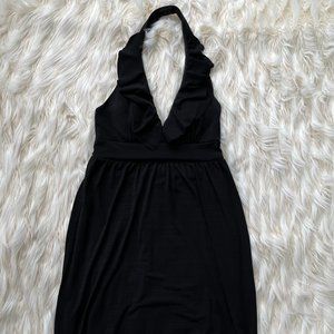 Little Black Dress with Halterneck